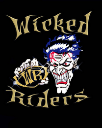 WR WICKED RIDERS logo