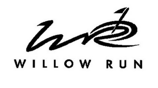 WR WILLOW RUN logo