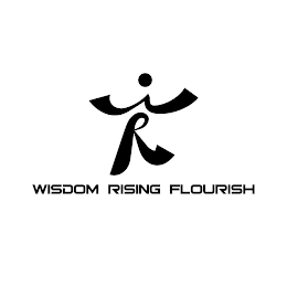 WR WISDOM RISING FLOURISH logo