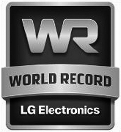 WR WORLD RECORD LG ELECTRONICS logo