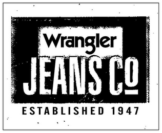 WRANGLER JEANS CO ESTABLISHED 1947 logo