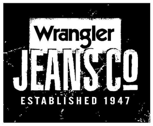 WRANGLER JEANS CO. ESTABLISHED 1947 logo