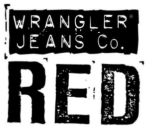 WRANGLER JEANS CO. RED logo