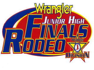 WRANGLER JUNIOR HIGH FINALS RODEO WRANGLER JUNIOR HIGH DIVISION NATIONAL HIGH SCHOOL RODEO ASSOCIATION NHSRA logo