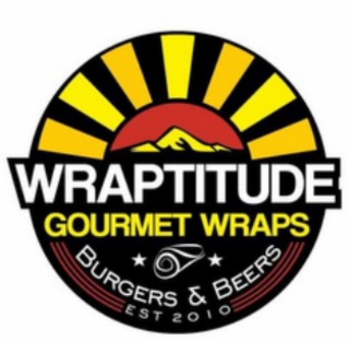 WRAPTITUDE GOURMET WRAPS BURGERS & BEERS EST 2010 logo