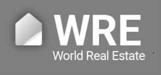 WRE WORLD REAL ESTATE logo