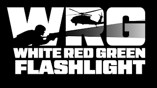 WRG WHITE RED GREEN FLASHLIGHT logo