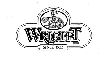WRIGHT BRAND SINCE 1922 logo