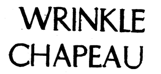 WRINKLE CHAPEAU logo