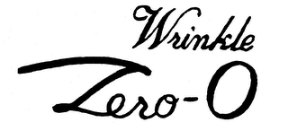 WRINKLE ZERO-0 logo