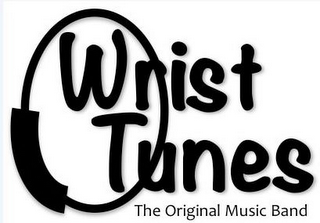 WRIST TUNES THE ORIGINAL MUSIC BAND logo