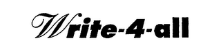 WRITE-4-ALL logo