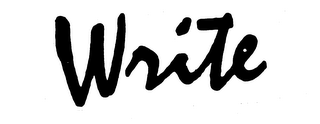 WRITE logo
