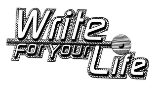 WRITE FOR YOUR LIFE logo
