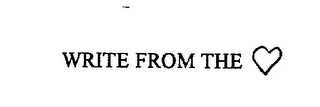 WRITE FROM THE logo