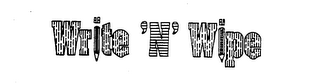 WRITE 'N' WIPE logo
