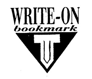 WRITE-ON BOOKMARK logo