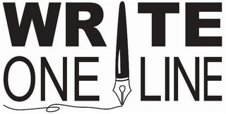 WRITE ONE LINE logo