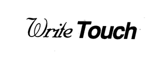 WRITE TOUCH logo