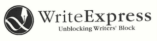 WRITEEXPRESS UNBLOCKING WRITERS' BLOCK logo