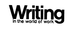 WRITING IN THE WORLD OF WORK logo