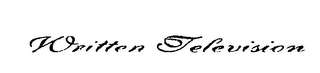 WRITTEN TELEVISION logo