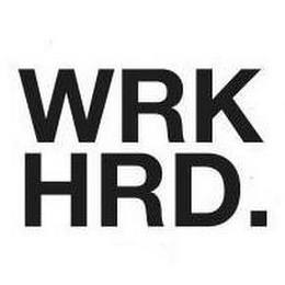 WRK HRD. logo