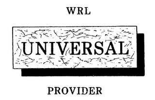 WRL UNIVERSAL PROVIDER logo