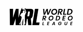 WRL WORLD RODEO LEAGUE logo