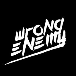 WRONG ENEMY logo