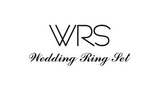 WRS WEDDING RING SET logo