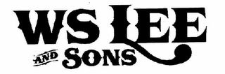 WS LEE AND SONS logo