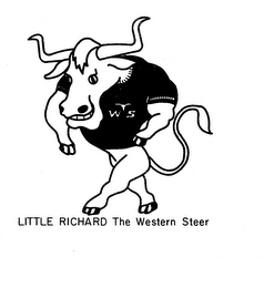 WS LITTLE RICHARD THE WESTERN STEER logo