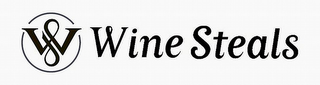 WS WINE STEALS logo
