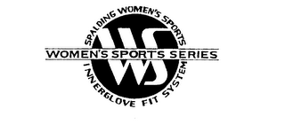 WS WOMEN'S SPORTS SERIES SPALDING WOMEN'S SPORTS INNERGLOVE FIT SYSTEM logo