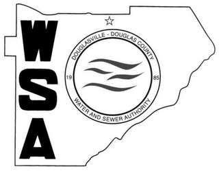 WSA DOUGLASVILLE - DOUGLAS COUNTY WATERAND SEWER AUTHORITY 1985 logo