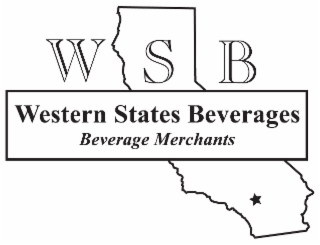 WSB WESTERN STATES BEVERAGES BEVERAGE MERCHANTS logo