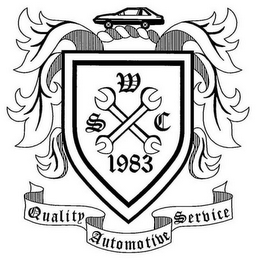 WSC 1983 QUALITY AUTOMOTIVE SERVICE logo