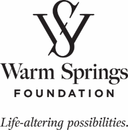 WSF WARM SPRINGS FOUNDATION LIFE-ALTERING POSSIBILITIES. logo