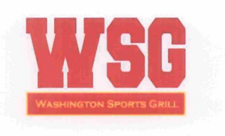 WSG WASHINGTON SPORTS GRILL logo