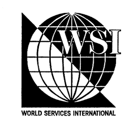 WSI WORLD SERVICES INTERNATIONAL logo