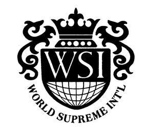 WSI WORLD SUPREME INT'L logo