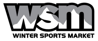 WSM WINTER SPORTS MARKET logo