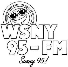 WSNY 95-FM SUNNY 95! logo