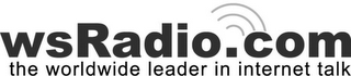 WSRADIO.COM THE WORLDWIDE LEADER IN INTERNET TALK logo