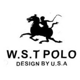 W.S.T POLO DESIGN BY U.S.A logo