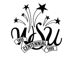 WSU 1895 CENTENNIAL 1995 logo