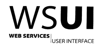 WSUI WEB SERVICES USER INTERFACE logo