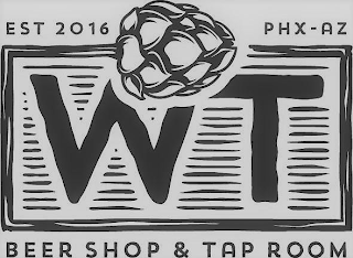 WT BEER SHOP & TAP ROOM EST 2016 PHX-AZ logo