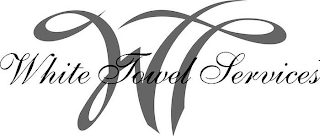 WT WHITE TOWEL SERVICES logo